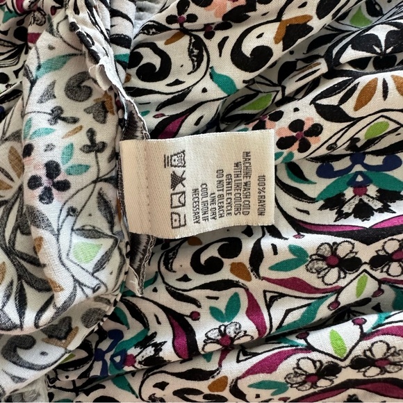 AMERICAN RAG Floral Print 3/4 Sleeve Women's Romper Size Medium‎ NICE!! - Picture 9 of 9